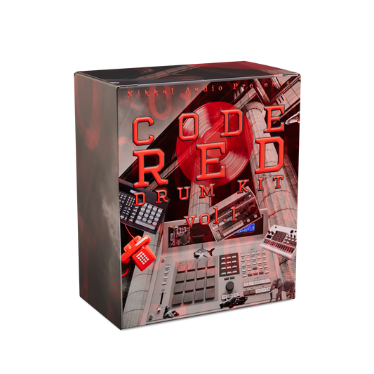 Nikkal Audio Code Red Drum Kit Vol. 1