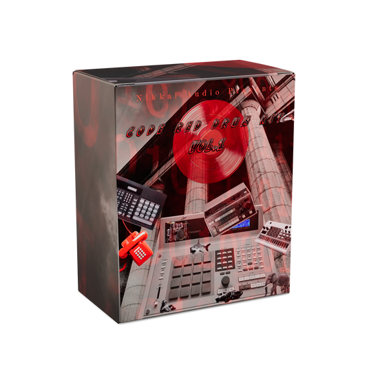 Nikkal Audio Code Red Drum Kit Vol. 1